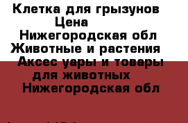 Клетка для грызунов › Цена ­ 400 - Нижегородская обл. Животные и растения » Аксесcуары и товары для животных   . Нижегородская обл.